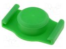Syringe plug; 30/55ml; green; for syringes; silicone free; QuantX FISNAR