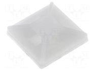 Holder; self-adhesive; polyamide; UL94V-2; natural; A: 13mm FIX&FASTEN