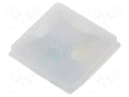 Holder; screw,self-adhesive; polyamide; UL94V-2; natural; A: 16mm FIX&FASTEN