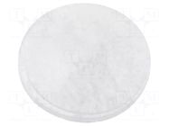 Self-adhesive foot; Ø: 8mm; H: 2mm; transparent; silicone; C: 1mm FIX&FASTEN