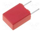 Capacitor: polyester; 22nF; 63VAC; 100VDC; 5mm; ±10%; 4.5x9.5x7.2mm WIMA
