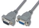 COMPUTER CABLE, SERIAL, GREY, 15.24M