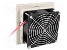 Fan: AC; axial; 230VAC; 120x120x38mm; 125m3/h; 45dBA; IP54; RAL 7032 COBI ELECTRONIC