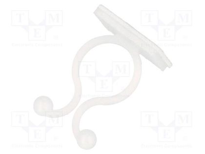 Cable clips; ØBundle : 13.8mm; polyamide; natural; UL94V-2 FIX&FASTEN FIX-KL-1