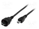 Adapter; adapter cable; Data-Con-X; straight; with lead; USB 2.0 SWITCHCRAFT