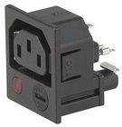 POWER ENTRY, OUTLET, IEC, 10A, 250VAC