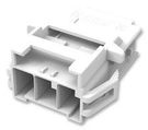 CONNECTOR, HOUSING, RCPT, 3 WAY, PBT