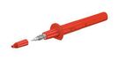 TEST PROBE, SPRING, 4MM, RED, 32A