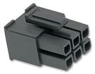 CONNECTOR HOUSING, RCPT, 12POS, 5.7MM