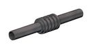 TEST ACCESSORY, INSULATED BANANA COUPLER, 4MM, BLACK