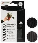 HD STICK ON COIN, BLACK, 45MM X 6 SETS