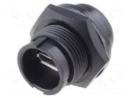 Connector: USB B micro; socket; Data-Con-X; soldering; PIN: 5 SWITCHCRAFT