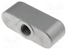 Knob wing; Int.thread: M8; 10mm; stainless steel; W: 36mm ELESA+GANTER