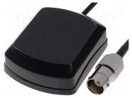 Antenna; automotive,inner; GPS; BNC-A; socket; Len: 5m; magnet; 15mA JC Antenna