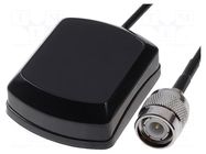 Antenna; automotive,inner; GPS; TNC; Len: 5m; magnet; 2.4÷5VDC; 15mA JC Antenna