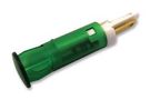 INDICATOR, LED PANEL MNT, 8MM, GREEN