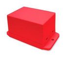 UTILITY BOX ENCLOSURE, ABS, RED
