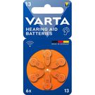 Hearing Aid Batteries Type 13 6-Blister