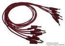 SILICON TEST LEAD SET, RED, 1M, PK5.