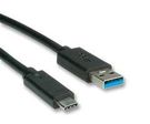 USB CABLE, 3.1 TYPE A TO C, PLUG, 0.5M