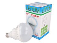 Spuldze LED E27 230V 30W F100 2700lm silti balta, LEDOM