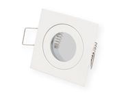 Iebūvējams LED line® downlight tipa mitrumdrošs MR11 kvadrātveida  balts