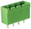 TERMINAL BLOCK, HEADER, 4POS, TH