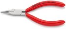 KNIPEX 25 03 125 Snipe Nose Side Cutting Pliers (Radio Pliers) plastic coated chrome-plated 125 mm