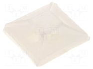 Holder; self-adhesive; polyamide; UL94V-2; natural; Ht: 3.2mm KSS WIRING