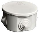 JUNCTION BOX, IP44, ROUND, 65MM, GREY