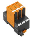 Surge voltage arrester, Low voltage, with remote contact VPU PV I+II 3 R 1000