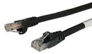 PATCH CABLE, RJ45, CAT6, 10M, BLACK