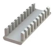 CABLE GROMMET, SLOT EDGE, NAT, NYL 6.6