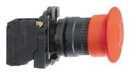 EMERGENCY STOP SWITCH, SPST-NO/NC, 120V