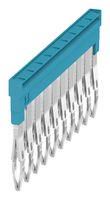 CROSS CONN, 10POS, TERMINAL BLOCK, BLU