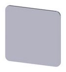 LABELING PLATE, 27MM X 27MM, SILVER
