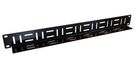 CABLE MANAGER PANEL, RACK, 1U, BLACK