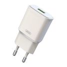 Wall charger XO L92D, 1x USB, 18W, QC 3.0 (white), XO