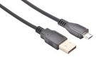 CABLE ASSY, USB 2.0 A-USB MICRO B, 1M
