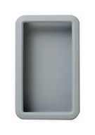 ENCLOSURE COVER, HANDHELD, SILICONE, GRY