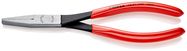 KNIPEX 28 01 200 Long Reach Needle Nose Pliers with plastic coating black atramentized 200 mm