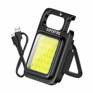 Superfire MX16 flashlight, 600 lm, 500 mAh, USB-C, 4 modes, Superfire