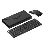Set Wireless foldable Keyboard Delux KF10 and mouse MF10PR (QWERTY), Delux
