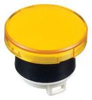 LENS, PILOT LIGHT, YELLOW, ROUND, 22MM