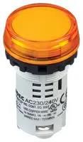 PILOT LIGHT, AMBER, 240VAC