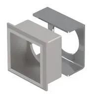 FRONT BEZEL SET, SILVER, PLASTIC