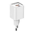 Wall charger LDNIO A2318C USB, USB-C 20W + USB-C - Lightning Cable, LDNIO