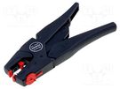 Stripping tool; 0.03÷10mm2; Wire: round,flat,multi-core; 200mm KNIPEX