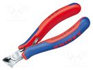 Pliers; end,cutting; 120mm; with small chamfer KNIPEX
