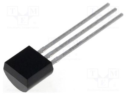 Transistor: N-MOSFET; unipolar; 40V; 450mA; Idm: 2.4A; 1W; TO92 MICROCHIP TECHNOLOGY TN0104N3-G